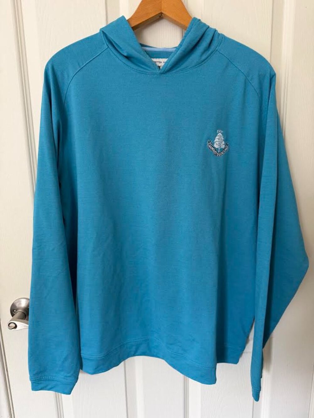 Peter Millar Pine Performance Hoodie Large Carnoustie